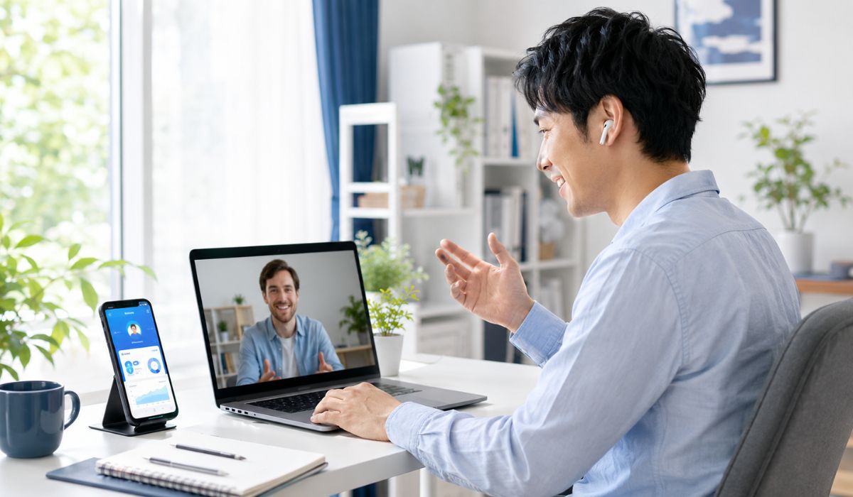 AI時代でも人の英語コーチが必要か、AIツールとオンラインレッスンを併用して英語学習する日本人ビジネスパーソン