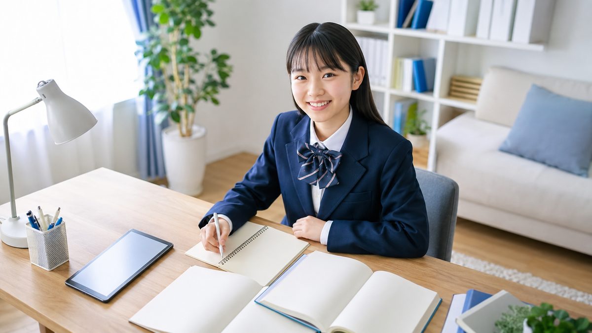 英検2級を中学生で取るメリットに前向きに取り組む日本人の中学生
