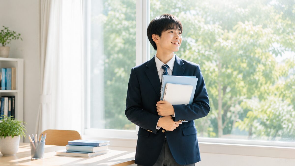 総合型選抜での英検準1級の活かし方を理解し前向きになる日本人の男子高校生