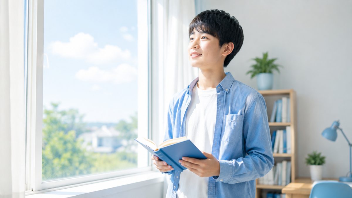 英検準2級合格で英語を得意科目にした前向きな日本人の中学生