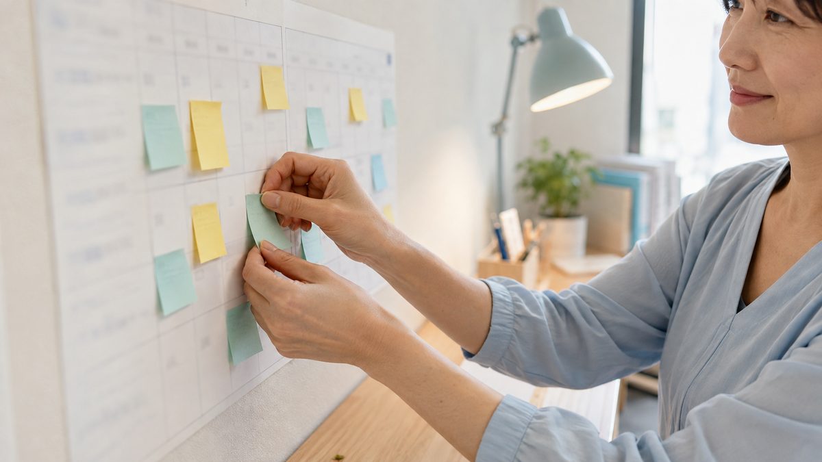 英語学習を続けるために最低ラインを決めて週間計画を組み立てる社会人