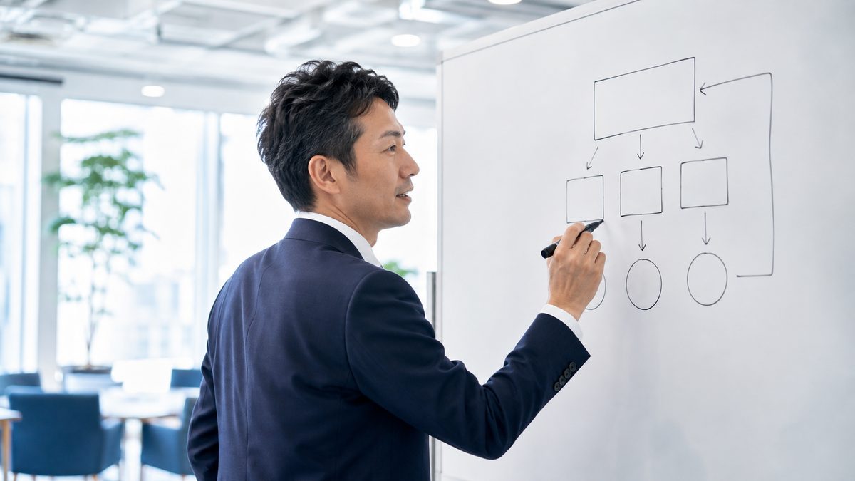 PREP法とSDS法を使い分けて英語プレゼンの構成を組み立てる日本人ビジネスパーソン