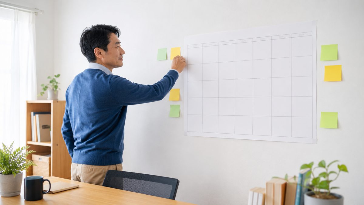 赴任3ヶ月前から渡航前日までの英語学習ロードマップを組み立てる会社員