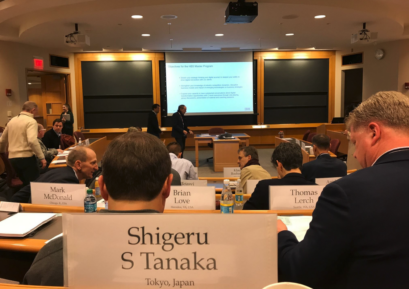 ハーバード大学授業画像
